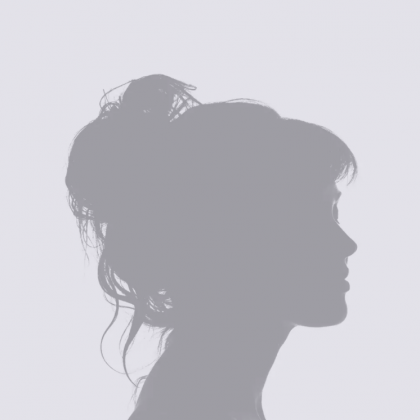 Silhouette of a female face