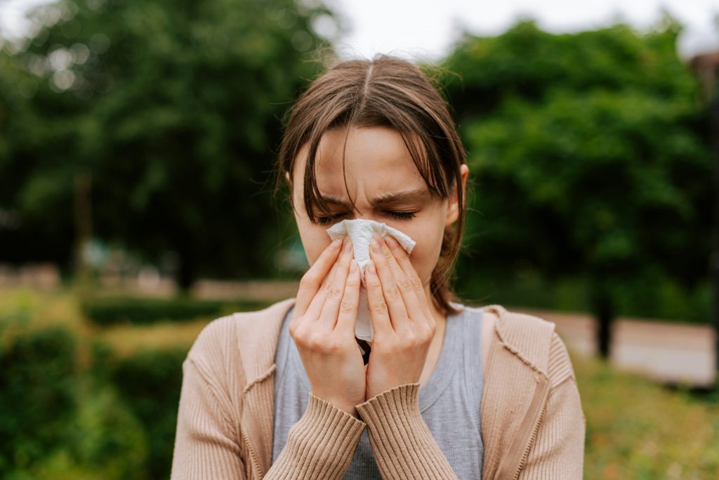 Cold vs Flu vs RSV: A woman showing symptoms 